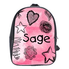 Sage s new backpack! - School Bag (Large)