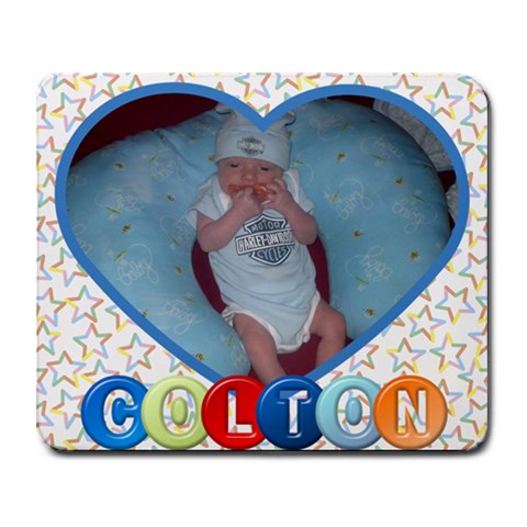 Colton Noah By Jennifer Mathes 9.25 x7.75  Mousepad - 1