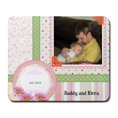 Daddy and Kiera - Collage Mousepad