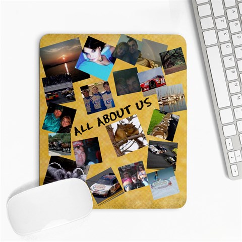 All About Us By Flo Dawdy 9.25 x7.75  Mousepad - 1