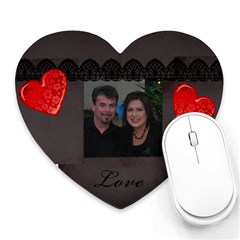 Nancy and Sean - Heart Mousepad