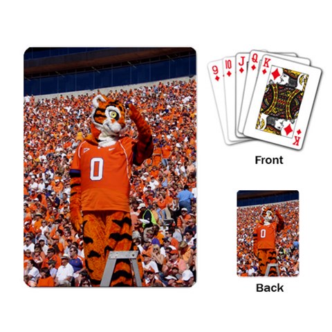 Tiger Playing Cards By Laicie Langston Back