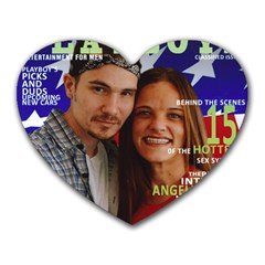 Benjamin & Angela - Heart Mousepad