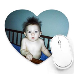 large heart - Heart Mousepad