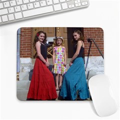 The girlies! - Large Mousepad