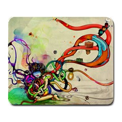 A Mess - Large Mousepad