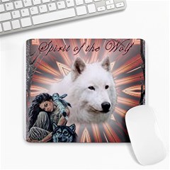 Spirit of the Wolf Mousepad - Collage Mousepad