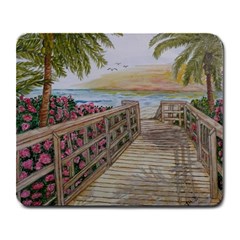  Stairway to The Beach - Large Mousepad