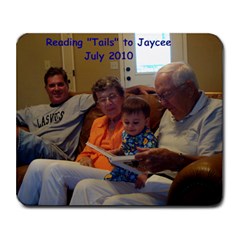 reading  tails  to Jaycee, July 2010 mousepad  - Collage Mousepad