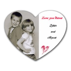 Ty and Alyssa - Heart Mousepad