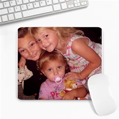 My Kids on a MousePad - Large Mousepad