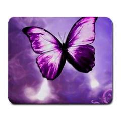Lilac Butterfly - Large Mousepad