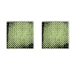 Green Diamond Plate - Cufflinks (Square)