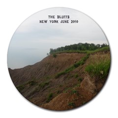 The Bluffs - Collage Round Mousepad