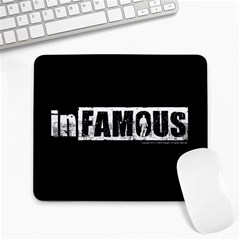 Infamous mousepad - Large Mousepad