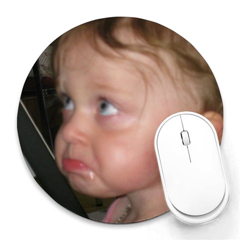 Lilly By Tammy Carney Jordan 8 x8  Round Mousepad - 1