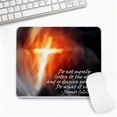 James 1:22 - Large Mousepad