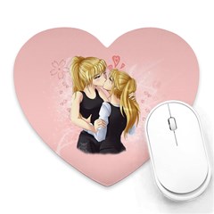 K&A Heart Mousepad