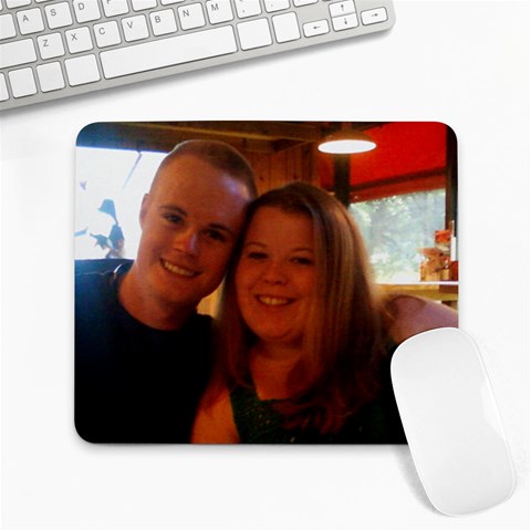 Me And Brian By Kimberly 9.25 x7.75  Mousepad - 1
