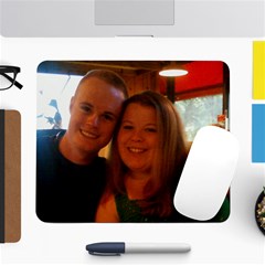 me and brian - Collage Mousepad