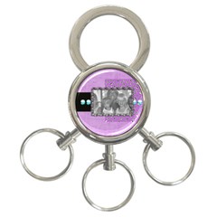 wild Keychain - 3-Ring Key Chain