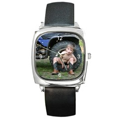 FATHER S DAY - Square Metal Watch