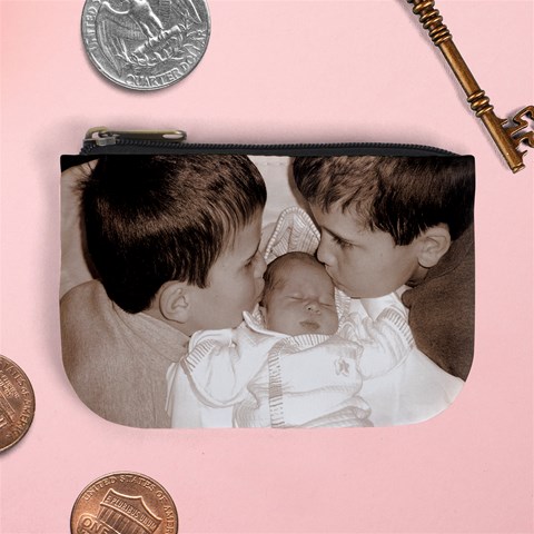 Brotherly Love Coin Purse  By Laura Holliday Front