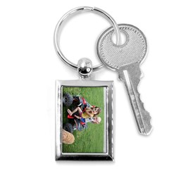 Newt & Charley - Key Chain (Rectangle)