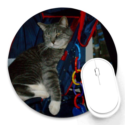 Eddie Cat Mousepad By Andrea Amy Front
