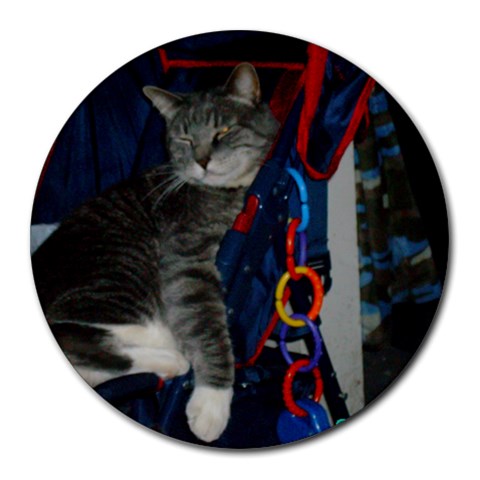 Eddie Cat Mousepad By Andrea Amy Front