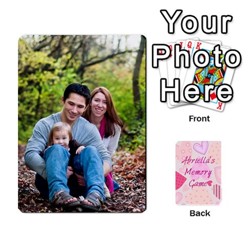 King Memory Cards By Christina Front - HeartK