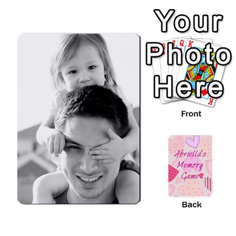 Ace Memory Cards By Christina Front - HeartA