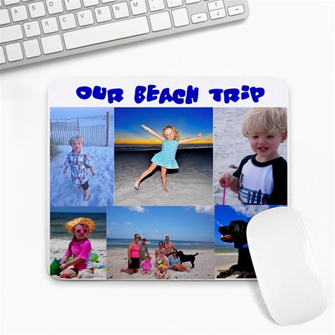 Shelly s Beach Trip Mousepad By Sonia Stewart 9.25 x7.75  Mousepad - 1
