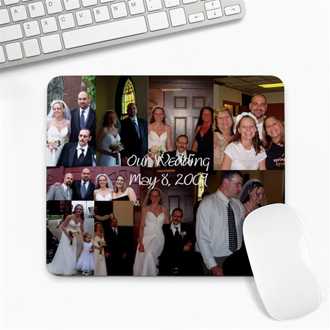 Our Wedding By Nicole Schuller Cramer 9.25 x7.75  Mousepad - 1