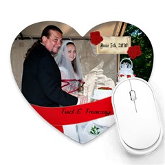 Ted and Tracy - Heart Mousepad