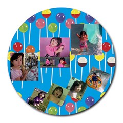 Jia - Collage Round Mousepad