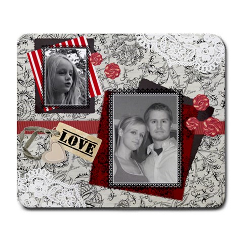 Love By Heather Bayham 9.25 x7.75  Mousepad - 1