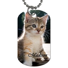 Madison Kitten Fleurdelis - Dog Tag (Two Sides)