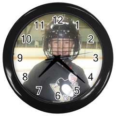 ethan clock - Wall Clock (Black)