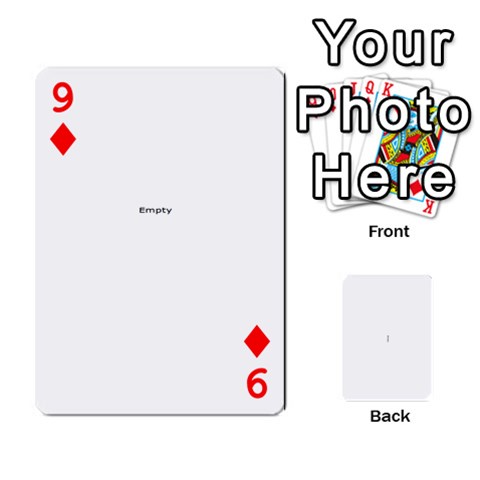 Playing Cards By Holly Wiseman Front - Diamond9