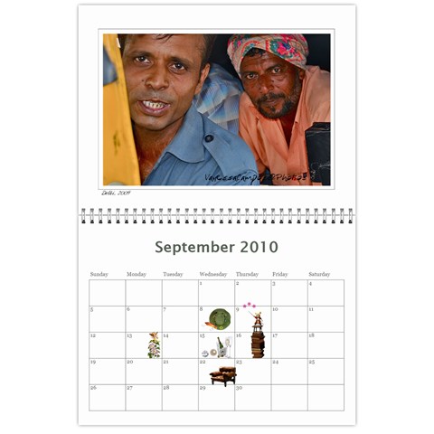 Calendar By Vanessa Sep 2010