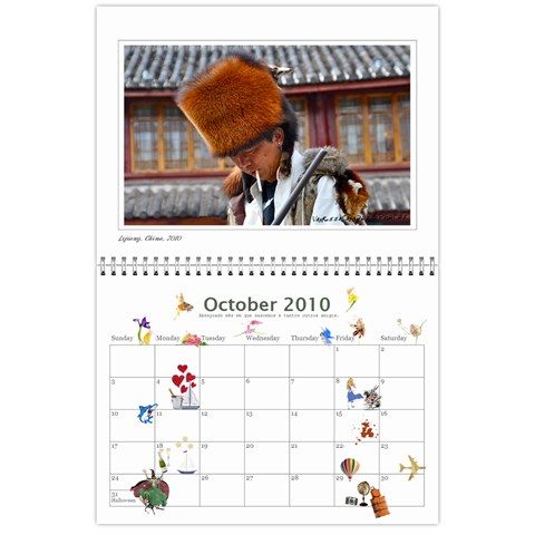 Calendar By Vanessa Oct 2010