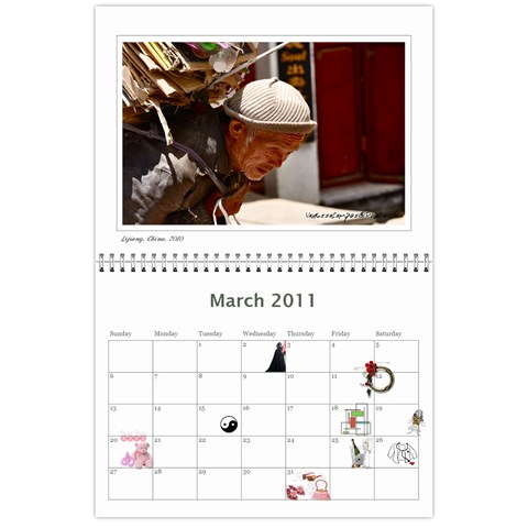 Calendar By Vanessa Mar 2011
