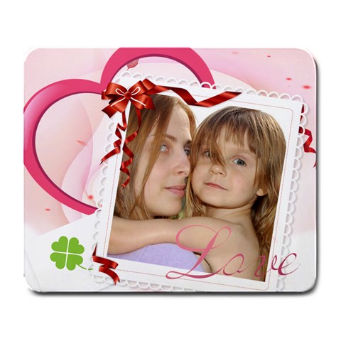 Love Mouse Pad By Wood Johnson Front