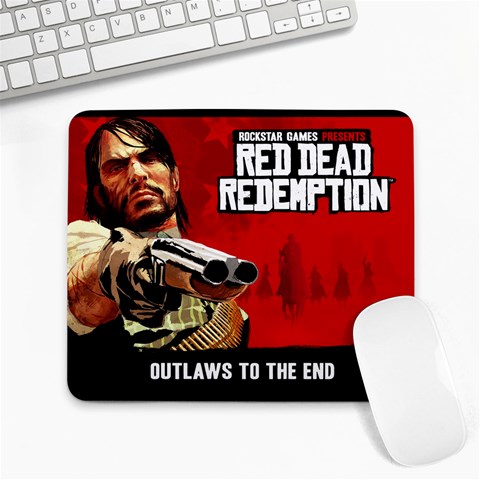 Red Dead By Maurício Fineto 9.25 x7.75  Mousepad - 1