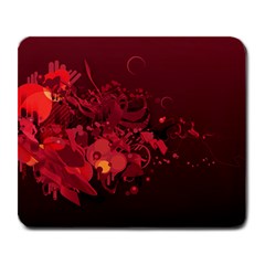 red mousepad design - Large Mousepad