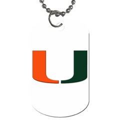 Miami Hurricanes - Dog Tag (One Side)