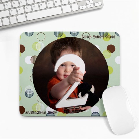 Alex Is 2 By Desiree Jang 9.25 x7.75  Mousepad - 1