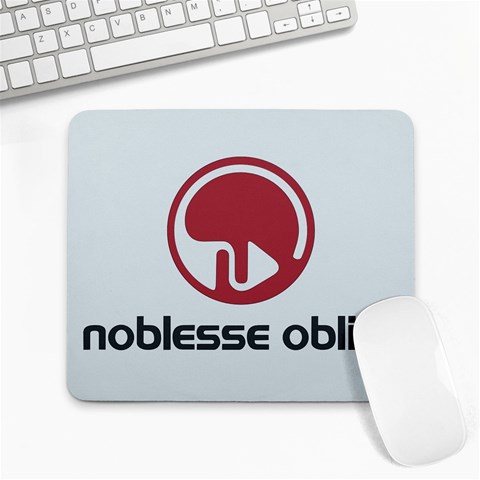 Noblesse Oblige By Javy Ruiz 9.25 x7.75  Mousepad - 1