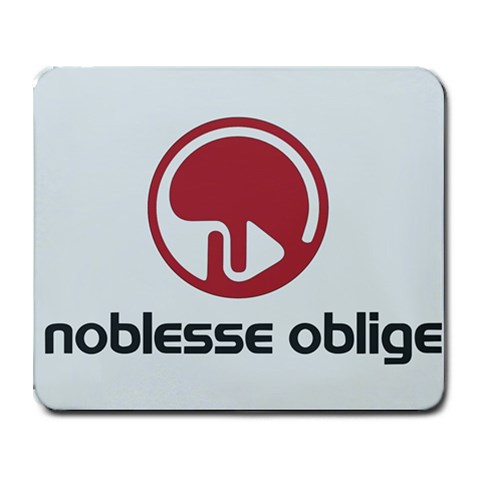Noblesse Oblige By Javy Ruiz 9.25 x7.75  Mousepad - 1